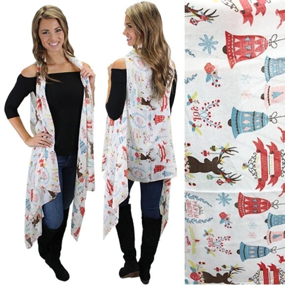 SUNSHINE & RODEOS CHRISTMAS VESTS - Picture 5 of 10